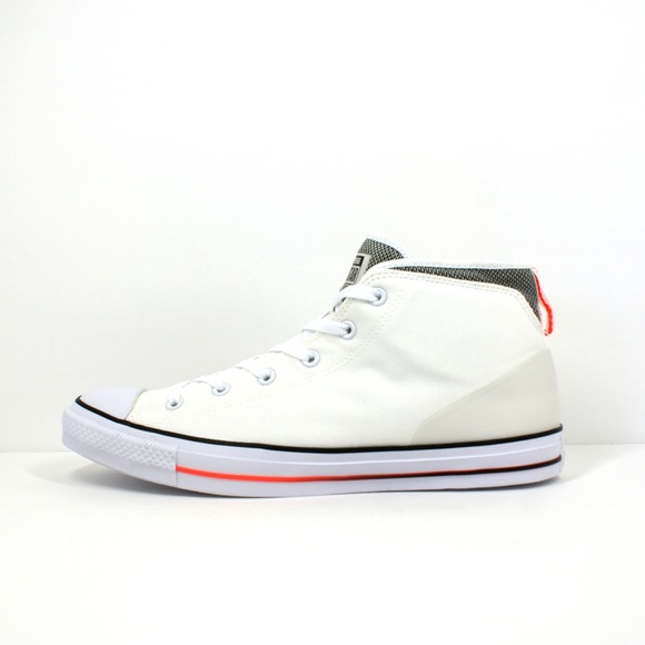 hyper orange chuck taylors